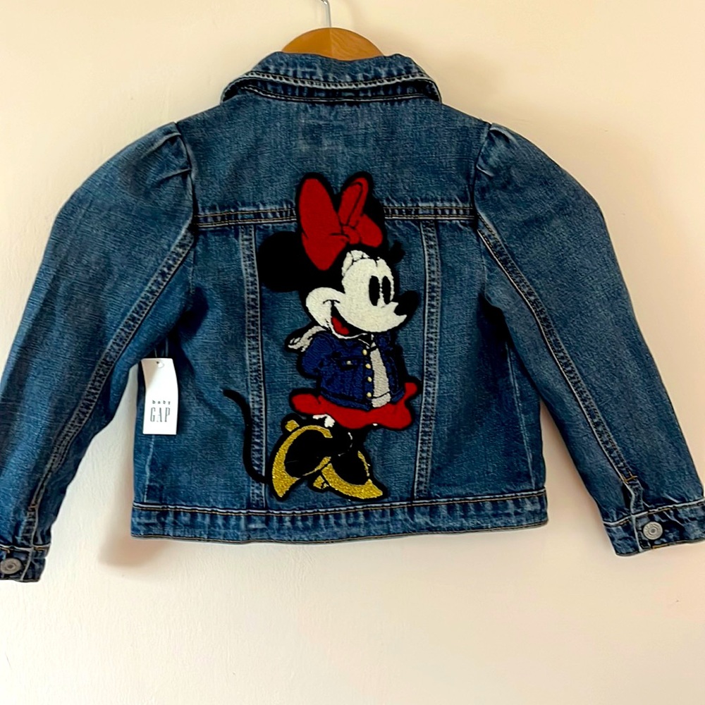Gap Minnie Mouse Appliqué Jean Jacket
